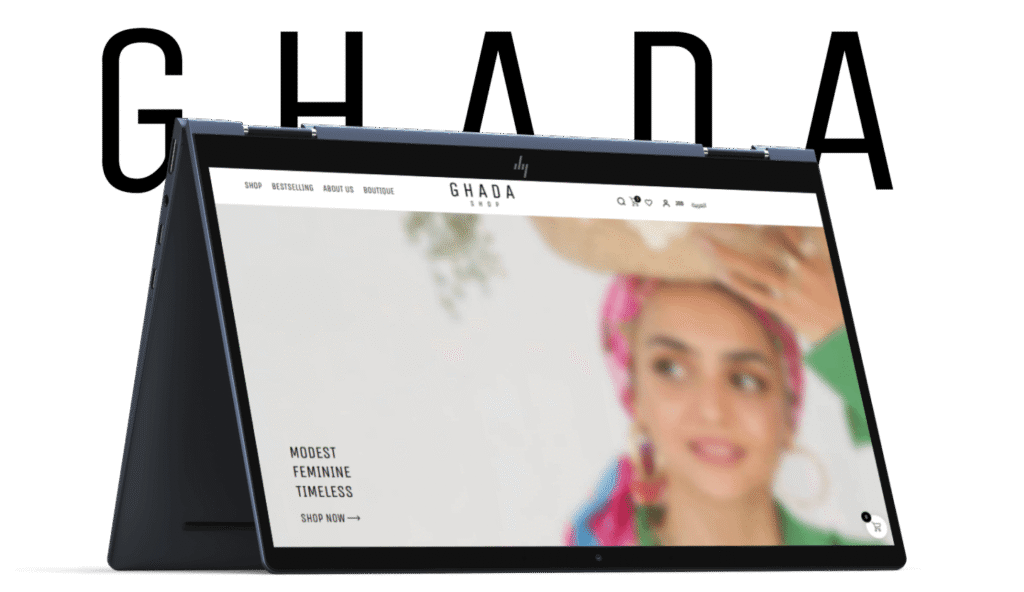 Ghada Shop fashion website project